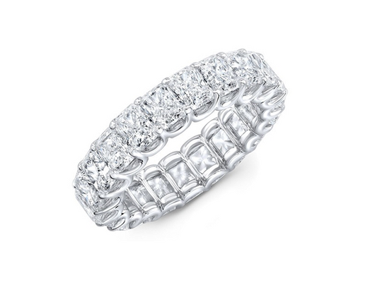 ETERNITY DIAMOND RING RADIANT CUT